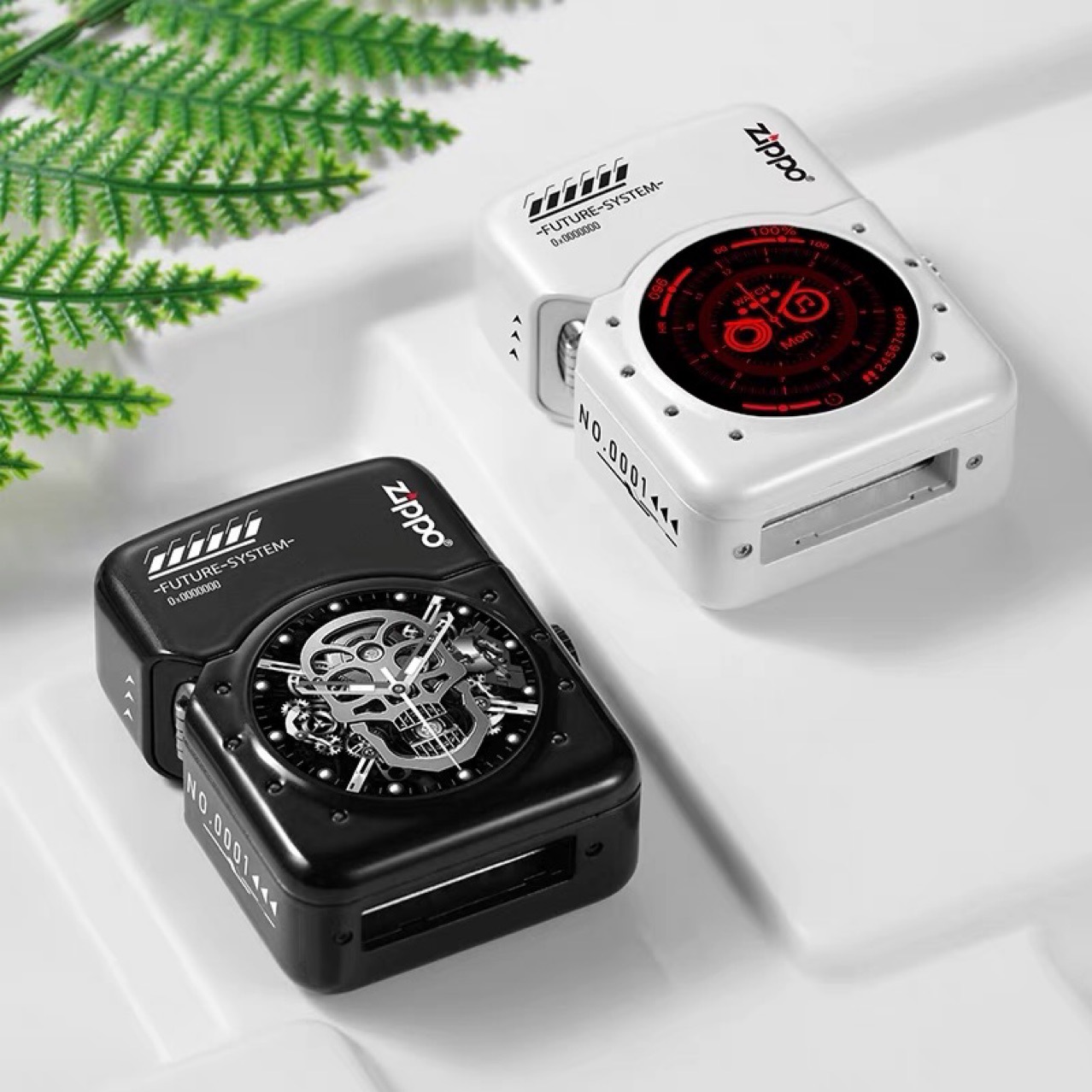 نسختان من ولاعة Zippo الذكية